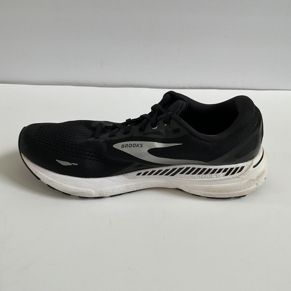 Brooks Adrenaline GTS 23 Shoes Mens 11.5 Black White Silver Road Jogging Support main image 7
